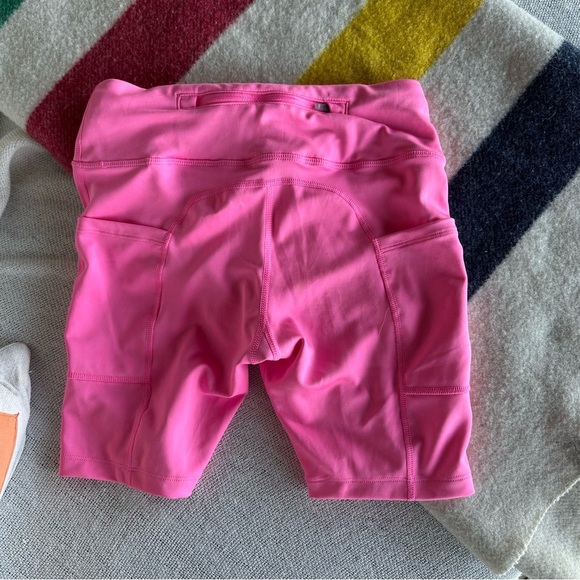 Nike Pink Athletic Shorts 7 Inch Performance - Picture 5 of 6